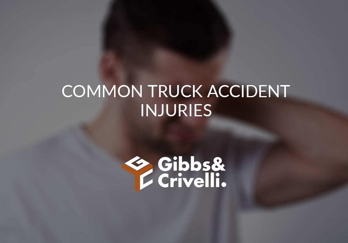 Common Truck Accident Injuries