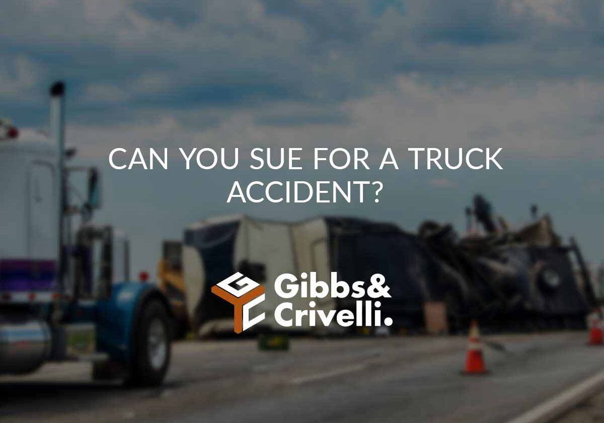 Can You Sue for a Truck Accident?